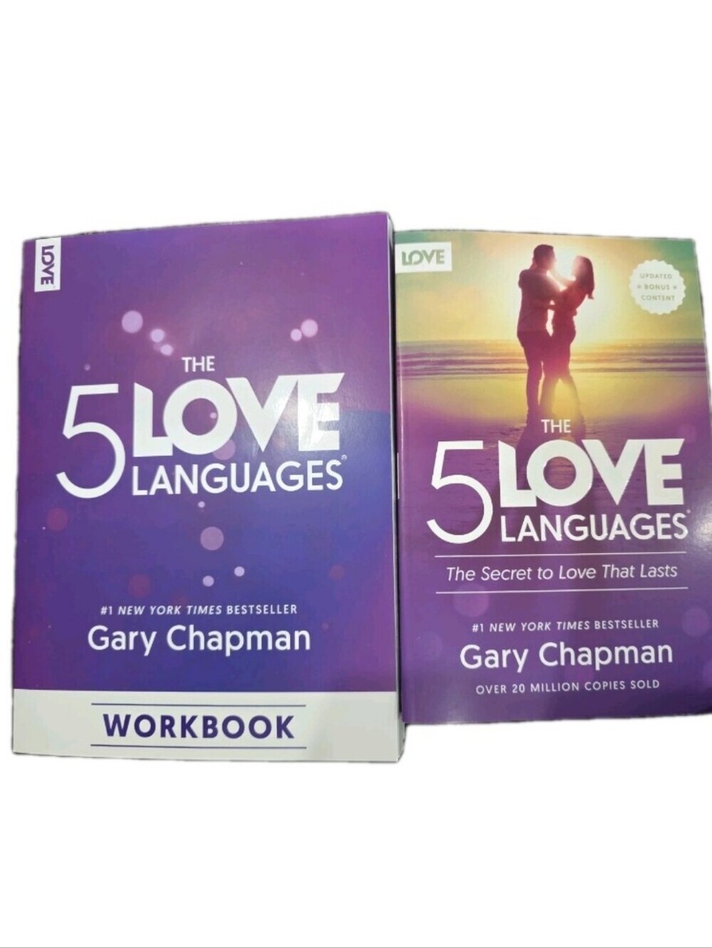 New The 5 Love Languages Book & 2 Workbooks By Gary Chapman The Secret To Love